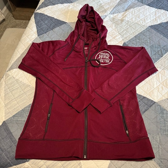 Bundle Allstate Hot Chocolate Hoodies - Gray, Burgundy, and Blue.Size XL(2) L(1) - Picture 5 of 10